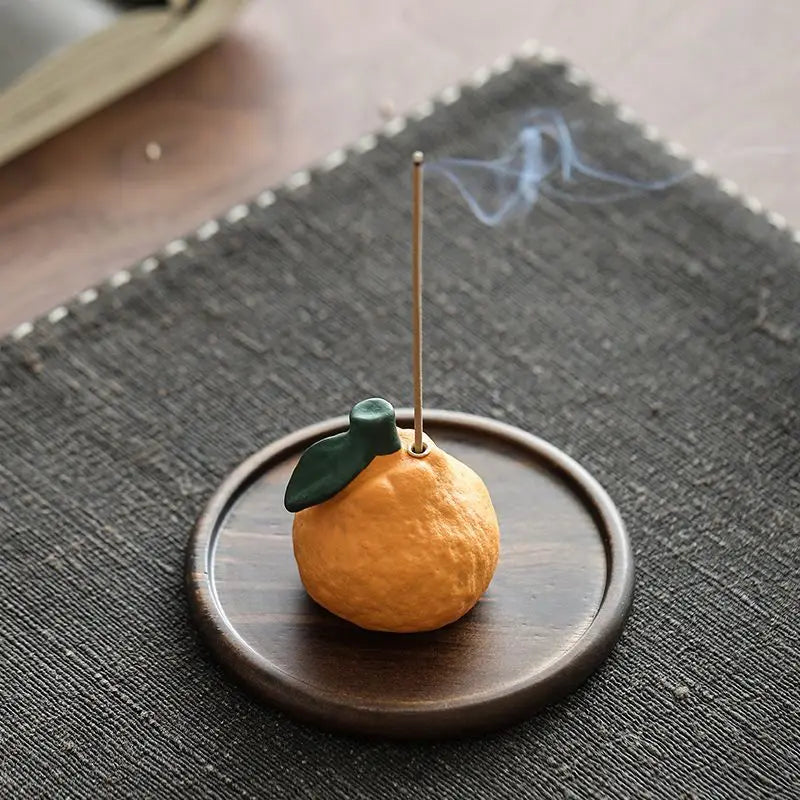 Creative Orange Thread Incense Burner Home Indoor Incense Insertion Incense Holder Incense Insertion Incense Burner