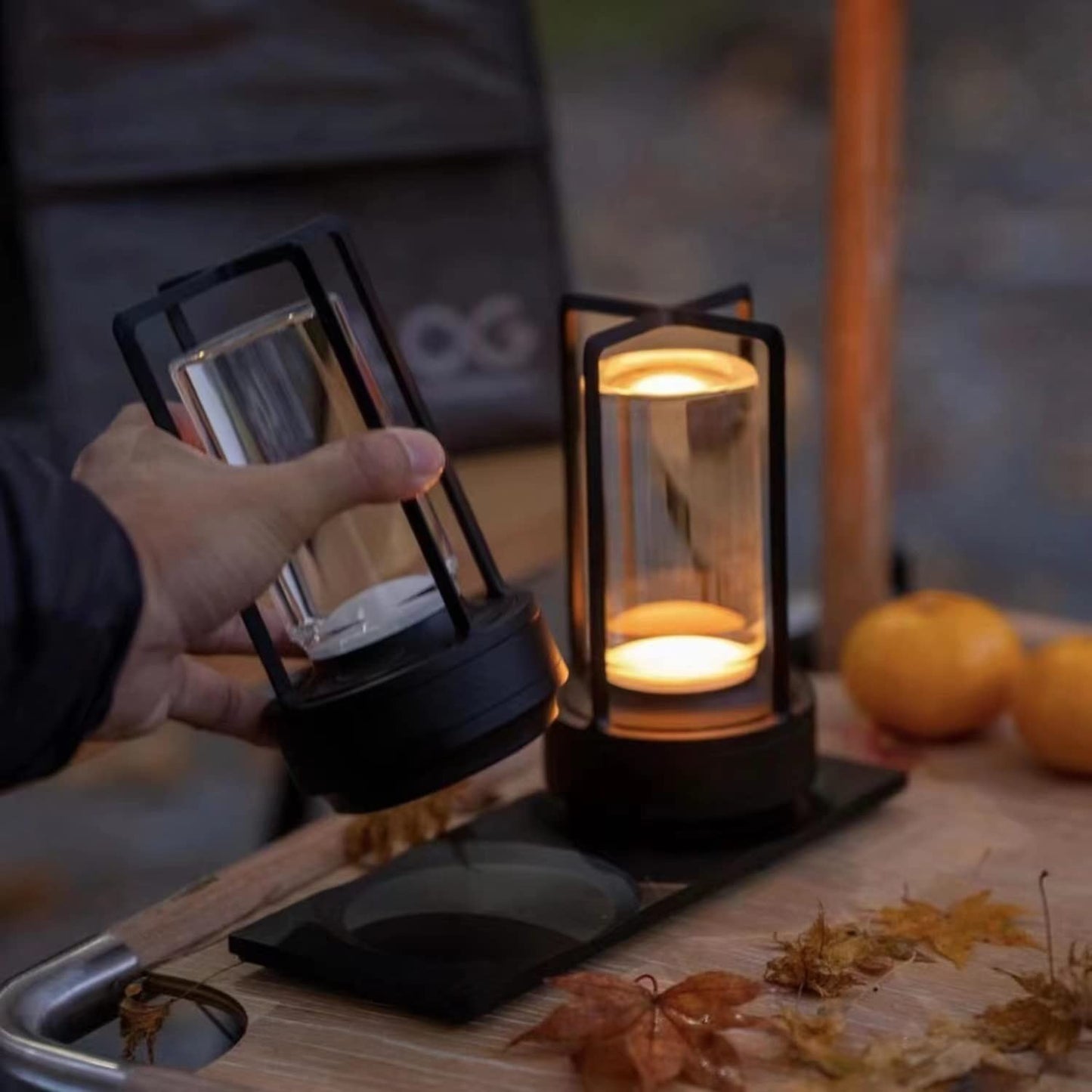 Portable Metal Table Lamp for Indoor/Outdoor ,Rechargeable Cordless LED Lamp,...