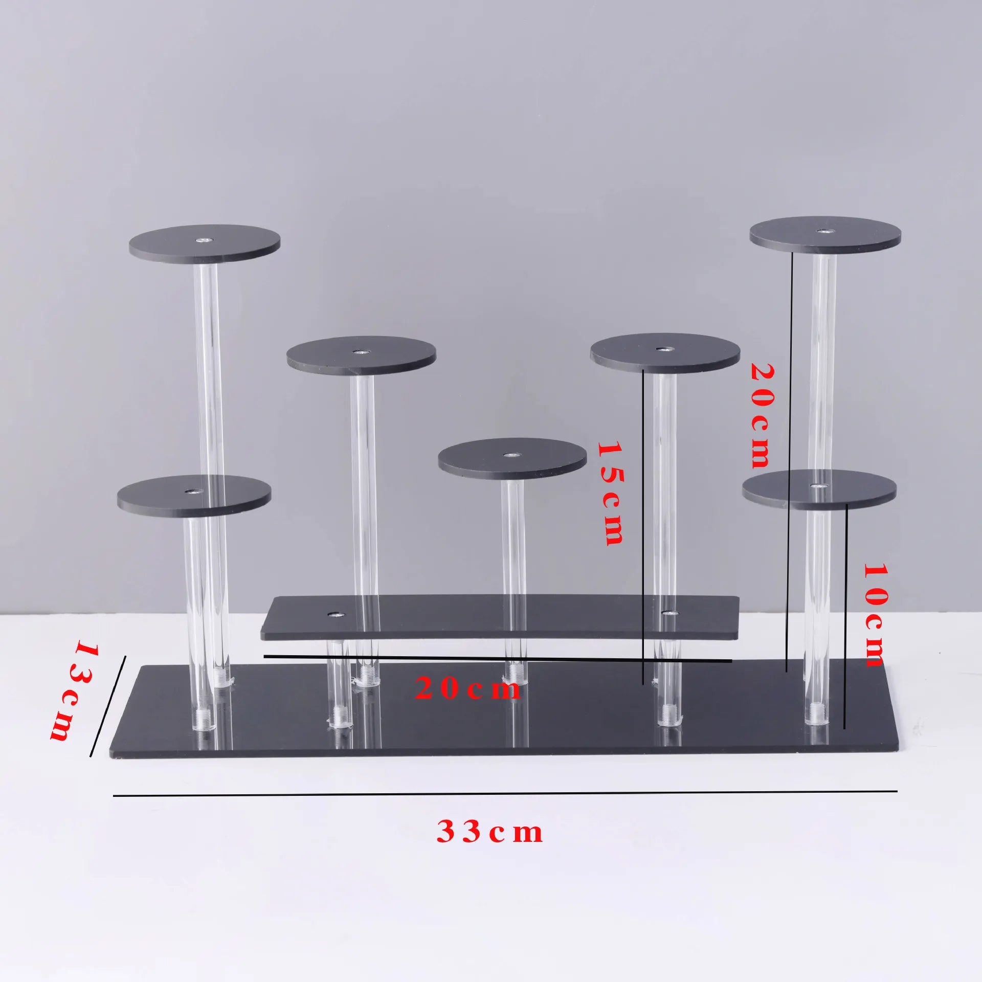 Acrylic Transparent Display Rack Multi Layer Teapot Handmade Toy Car Model Perfume Shelf Dessert Ladder Display Storage Holders
