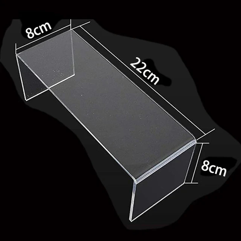 Clear Acrylic Display Stand for Cupcake, Jewellery and Perfume, U-Shape Display Shelf for Blind Box Toy, Action Figure