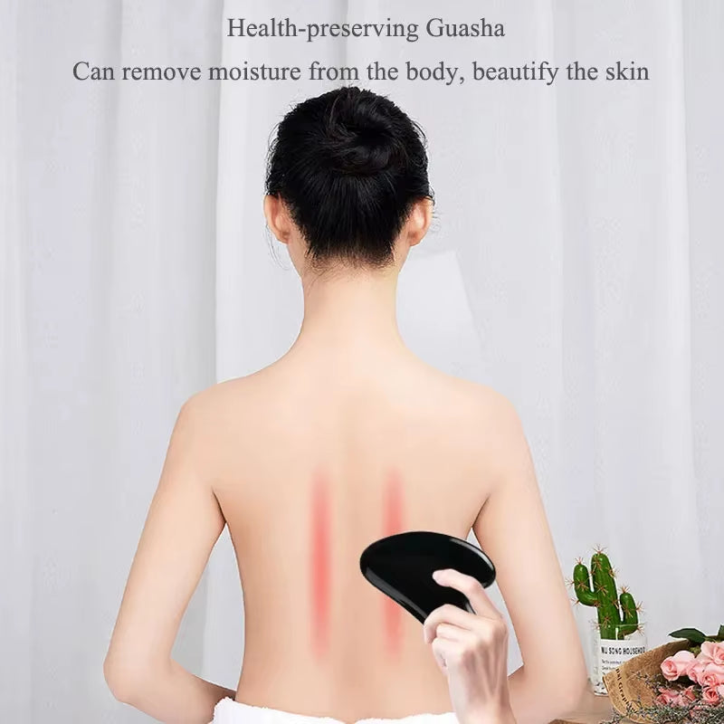 New Natural Obsidian Sleep Eye Mask Jade Roller Gua Sha Massage Tools Cold Therapy Health Beauty Skin Care Massager for Face