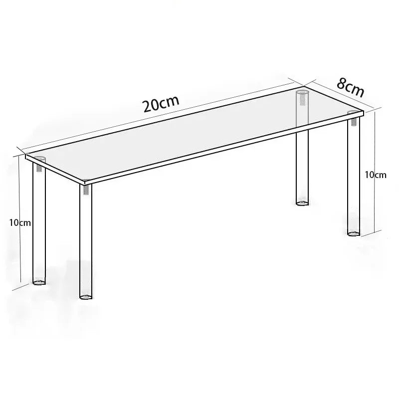 Vertical Acrylic Display Riser,Perfume Stand Organizer,Clear Display Shelf for Cosmetics,Cupcake,Action Figures,Pop Mart Dolls