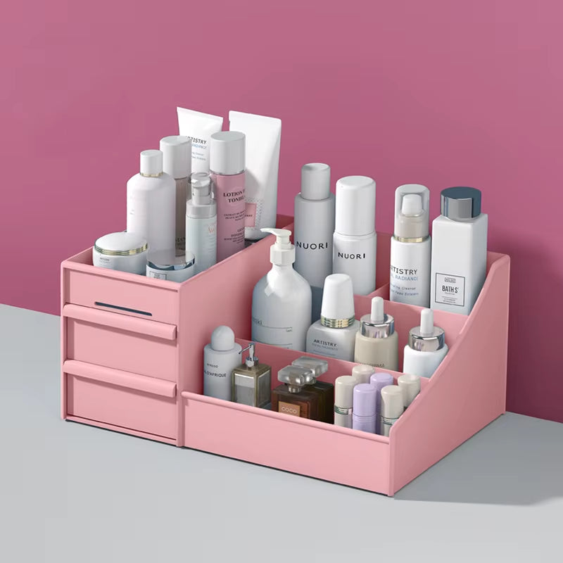 Make up Case Jewelry Container Box Makeup Organizer Drawers Plastic Cosmetic Storage Box Makeup Brush Holder Organizers
