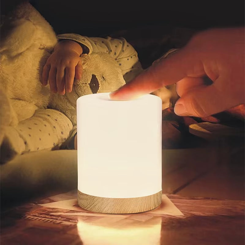 Dimmable Bedside Night Lights Charging Desktop Night Lamps Bedroom Bedside Lighting Decoration Touch Reading Led Table Lamps