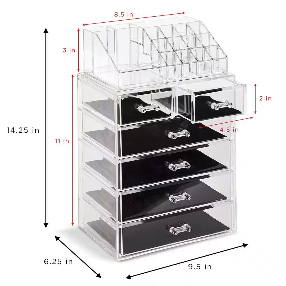 Clear Makeup Organizer