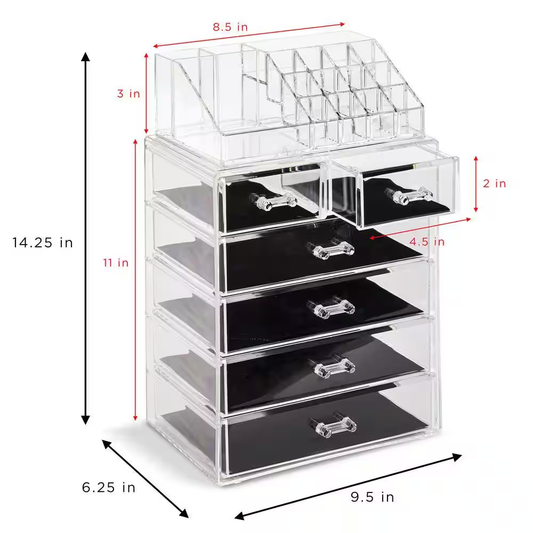 Clear Makeup Organizer