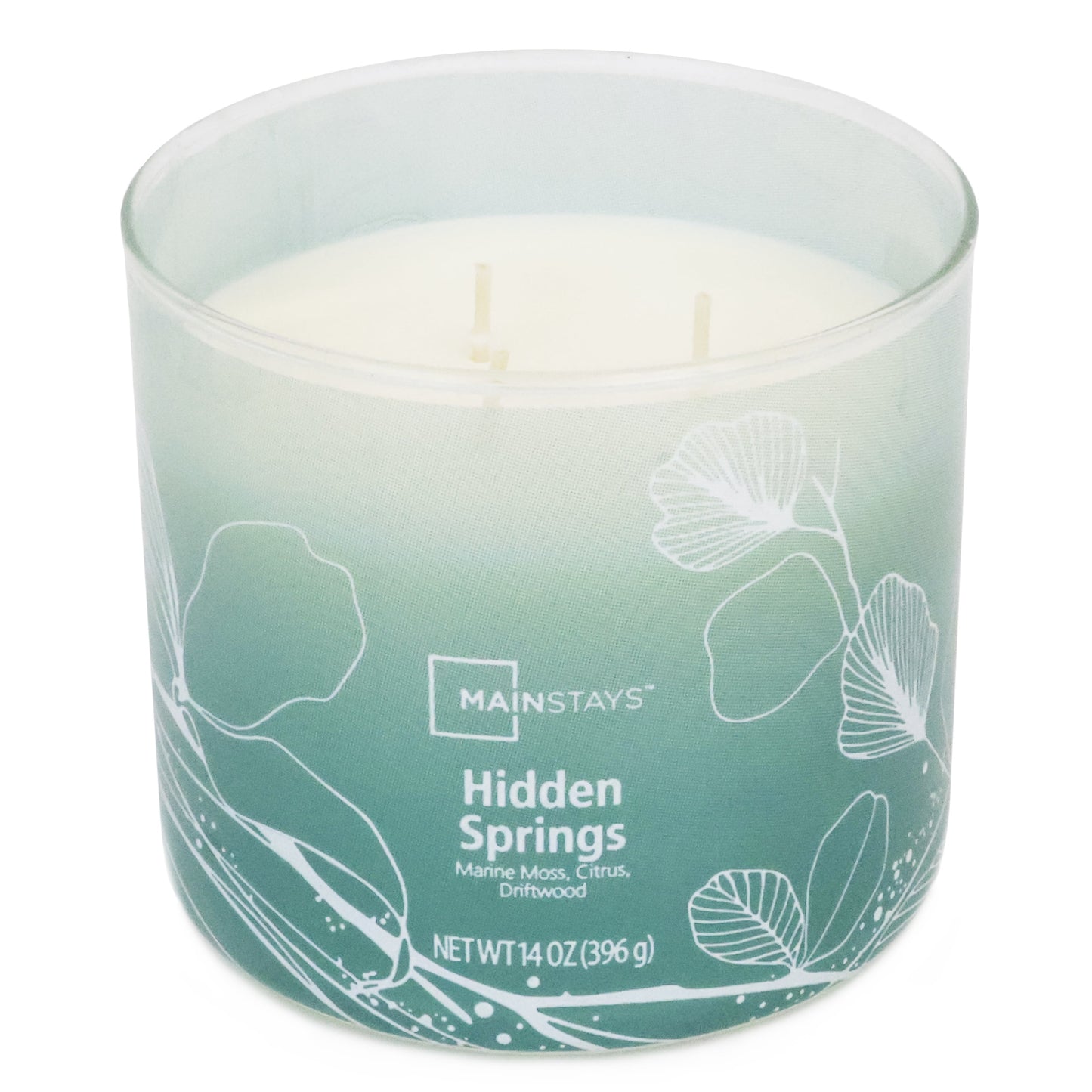 3-Wick Ombre Wrap Hidden Springs Candle, 14-Ounce