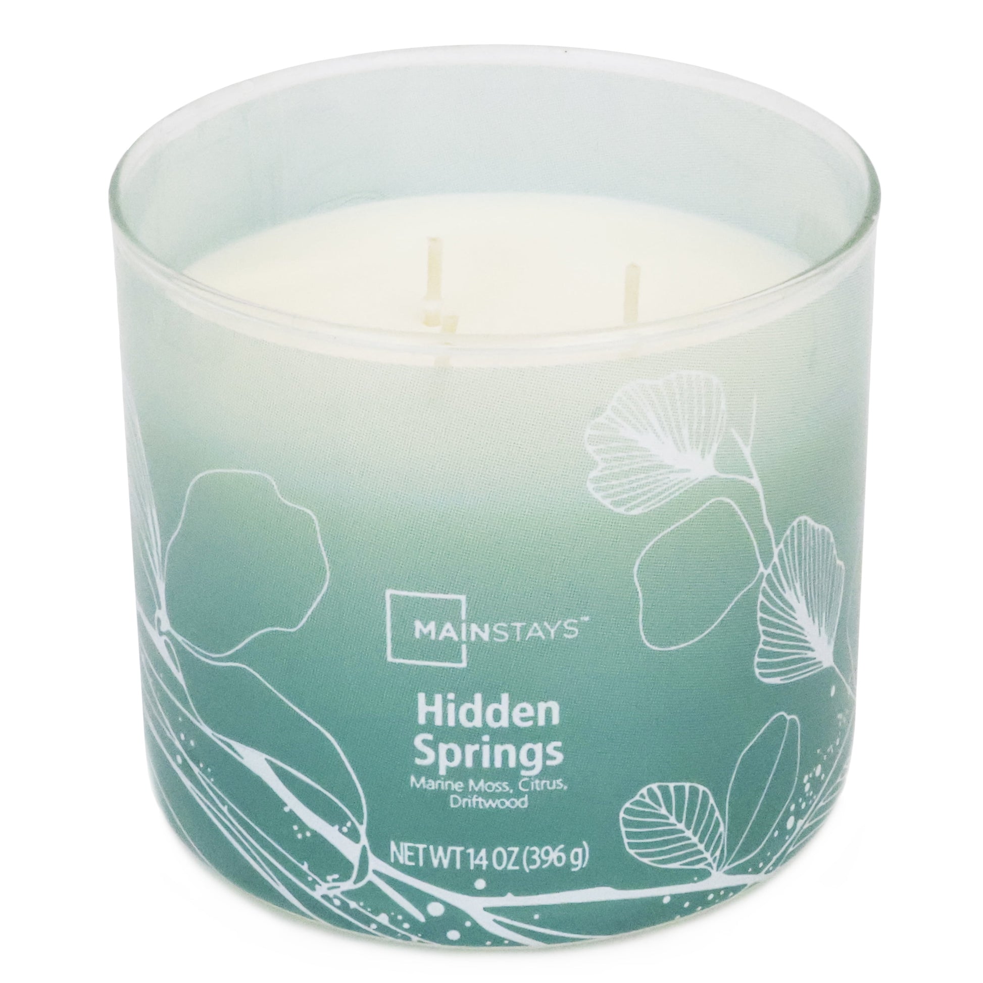 3-Wick Ombre Wrap Hidden Springs Candle, 14-Ounce