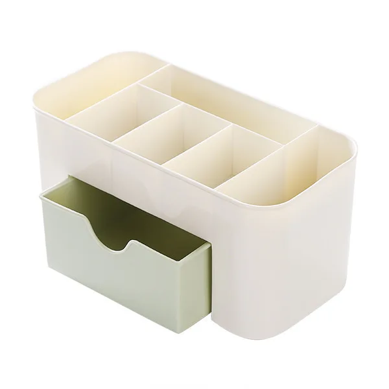 Makeup Organizers Double Layer Plastic Cosmetic Storage Box Drawers Jewelry Display Box Case Desktop Container Boxes Organizer