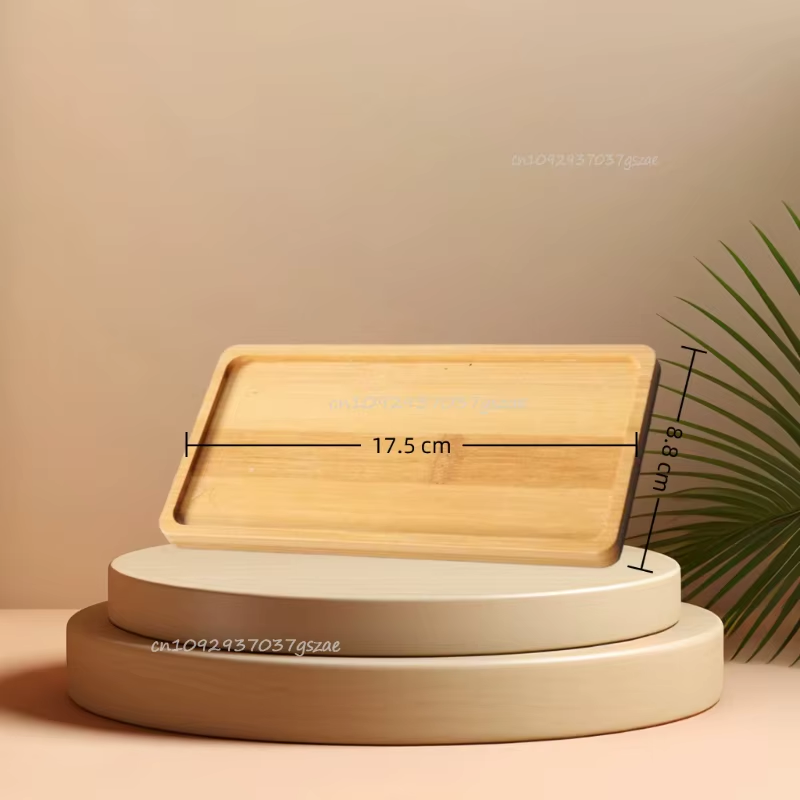 Multi Container Storage Trays Shower Shampoo Body Wash Cosmetics Dispenser Holder Bamboo Wood Tray Bathroom Kitchen Pot Holder