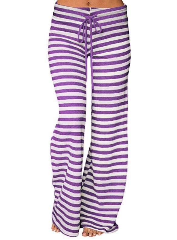 Blake Fashion Versatile Comfortable Seasonal Women'S Striped Trousers