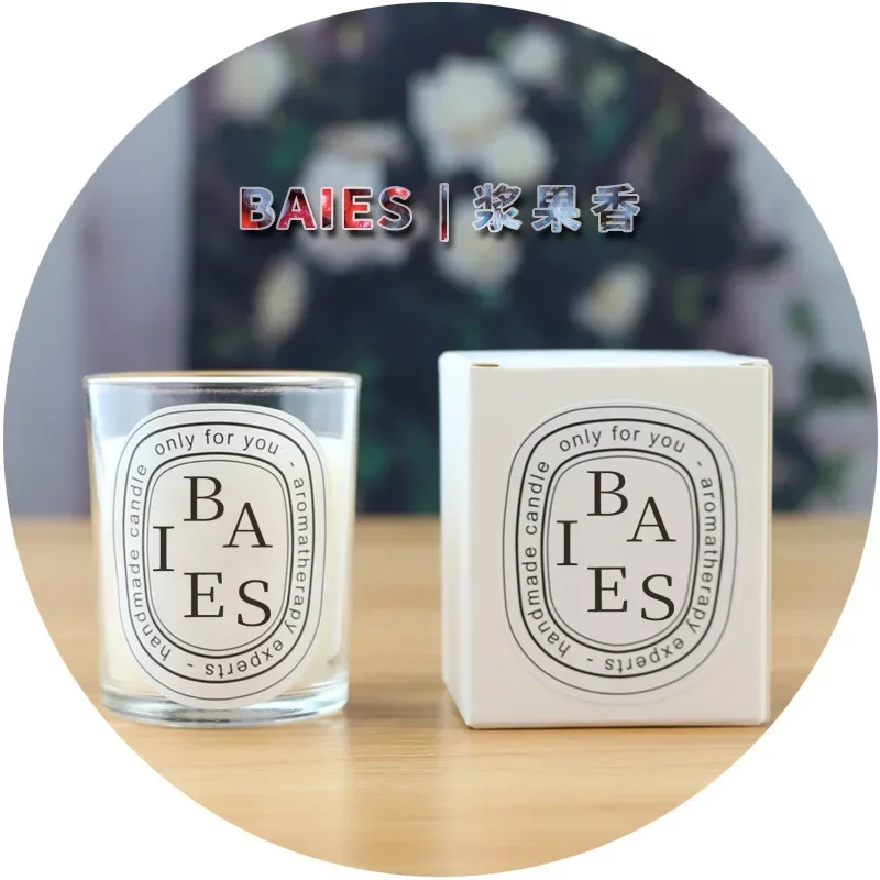 Transparent Scented Fragrance Romantic Candle Light Gift Scented Aromatic Candles Guest Gift Candles Wedding Candles Candle Jar