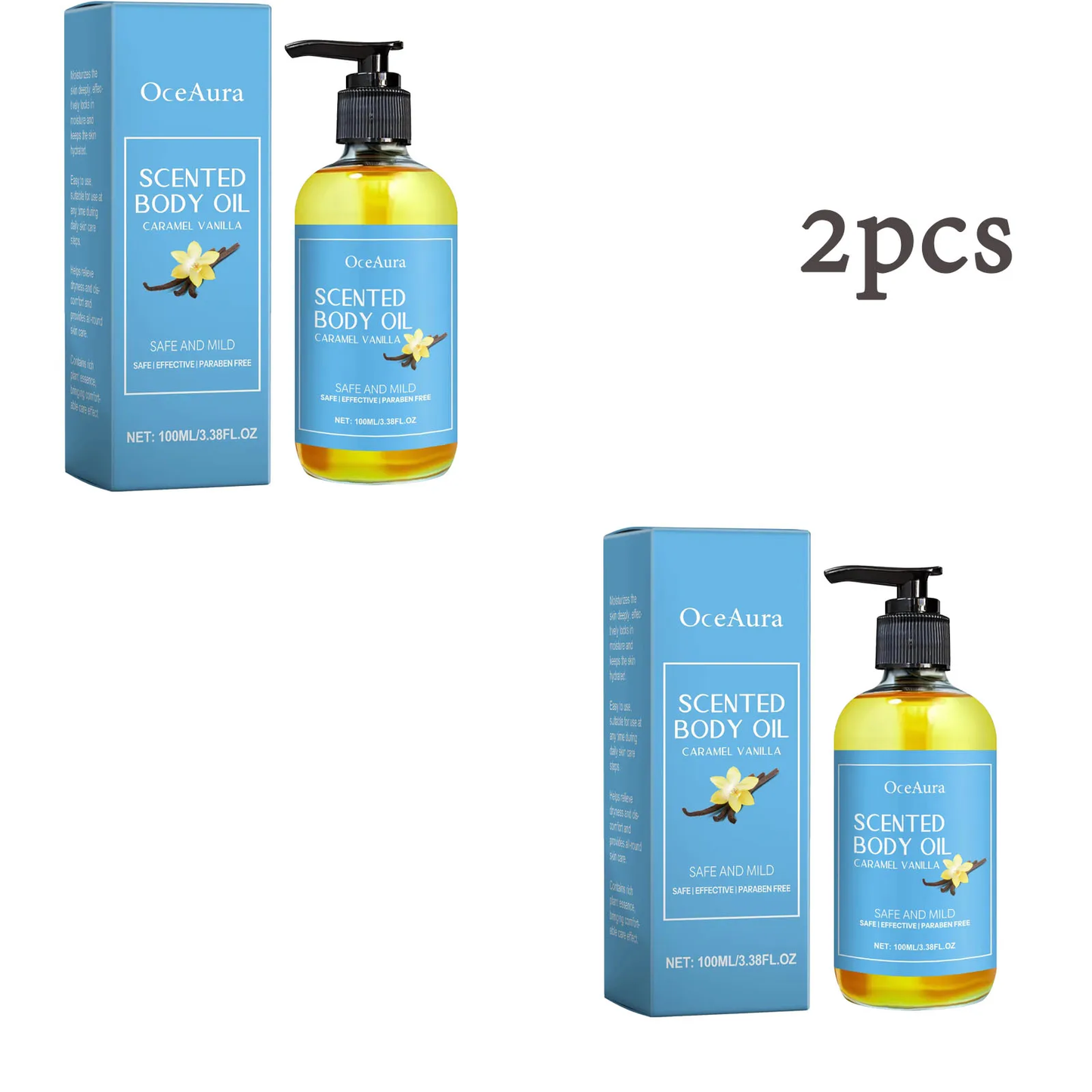 Vanilla Body Massage Oil Improve Moisturizing Relieve Stress Strengthen Nourishing Muscle Relaxing Body SPA s
