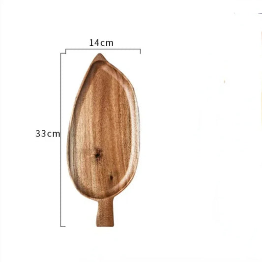 Multi-Layer Wood Display Rack for Dinner Plates and Snacks Decorative Trays, Kitchen Storage & Organization,Fruit Dish Plate