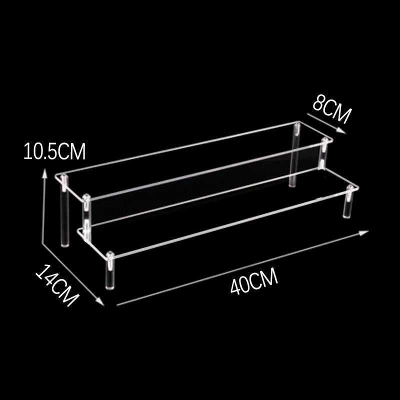 Acrylic Ladder Rack 1-5 Layer Ladder-Shaped Rack Blind Box Dessert Cake Storage Display Rack Perfume Jewelry Riser Display Rack