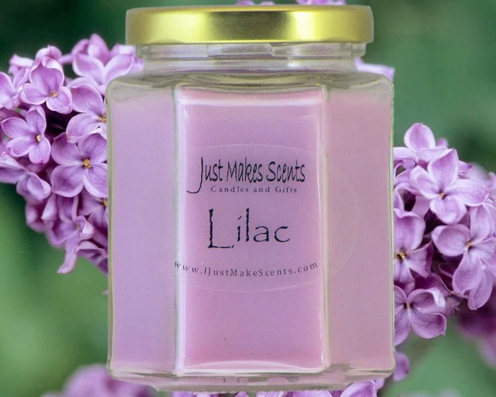 Lilac Scented Candle, 8Oz