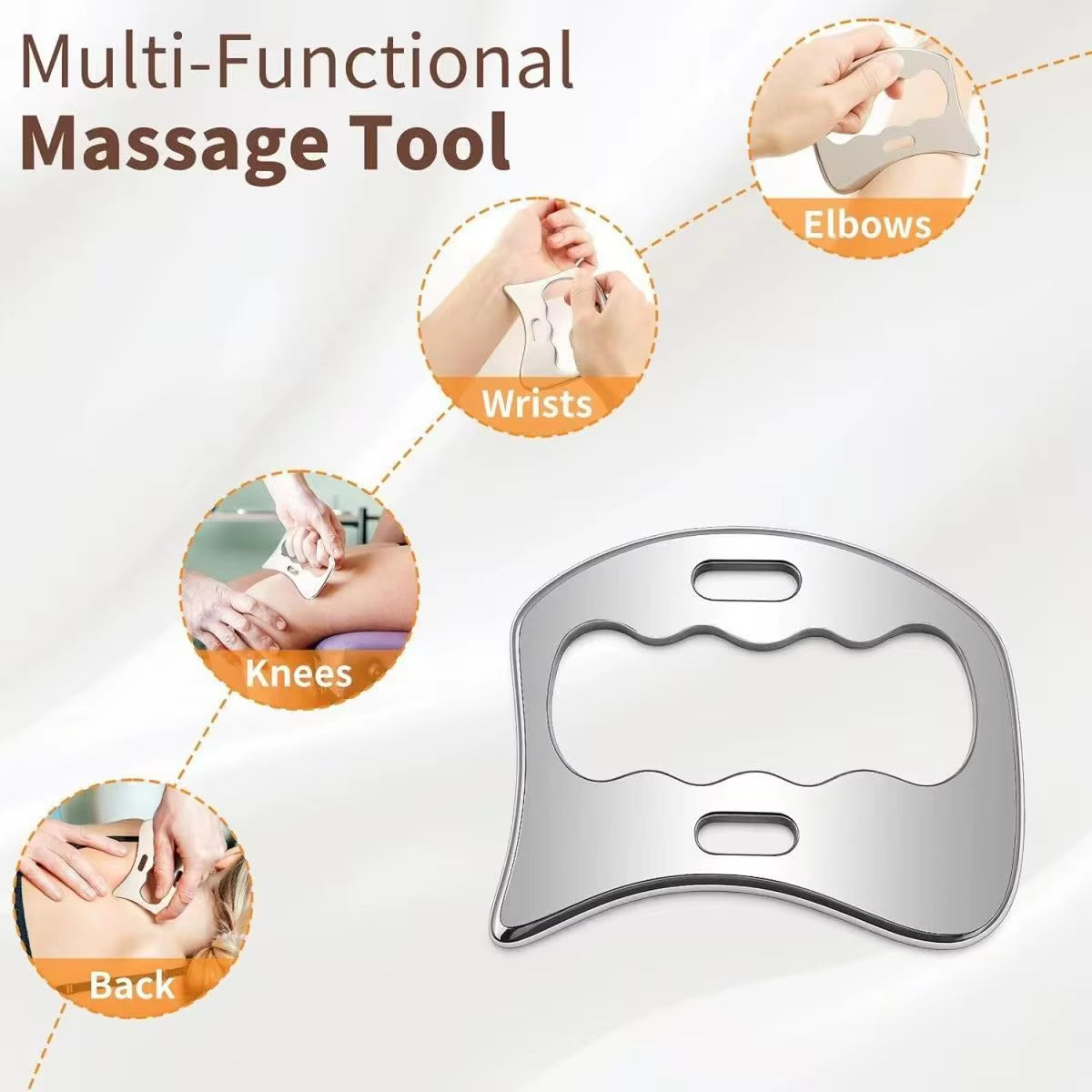 Stainless Steel Gua Sha Tool & Muscle Scraper Tool & Gua Sha Facial Tools