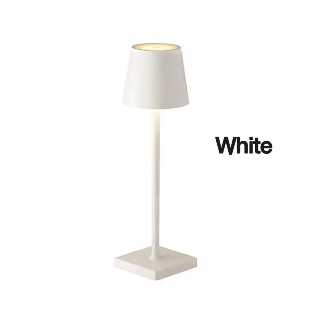 3 Color Temperature LED Eye Protection Table Lamp Stepless Dimming Touch Control Rechargeable Batter for Living Room Dining Room
