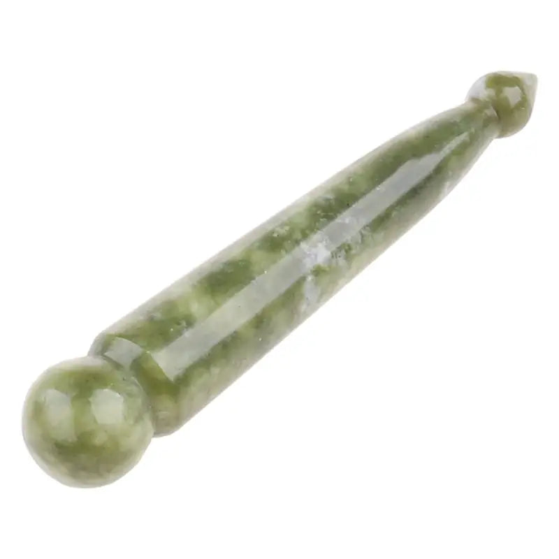 Natural Jade Stone Face Eye Massage Stick Jade Gua Sha Beauty Acupuncture Wand Natural Healing Stone Meridian Scraping Acupoint
