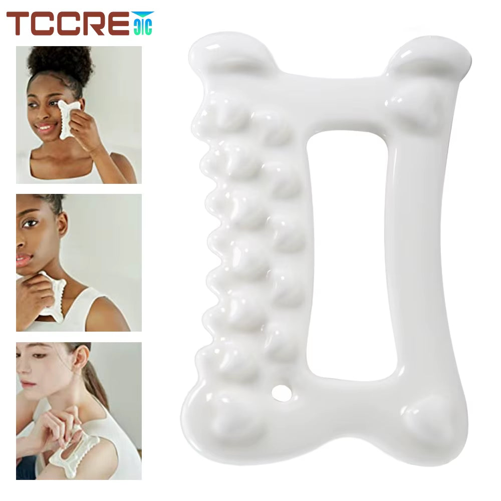 Gua Sha Tools Face Massagers Ceramic Gua Sha Scraper Board for Face Lift Slimmer Skin Tightening Facial SPA Massage Tool