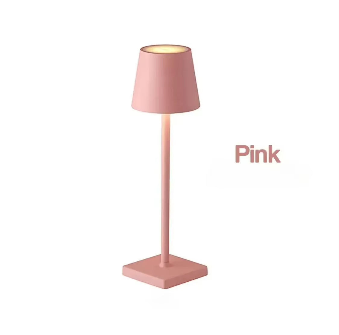 3 Color Temperature LED Eye Protection Table Lamp Stepless Dimming Touch Control Rechargeable Batter for Living Room Dining Room
