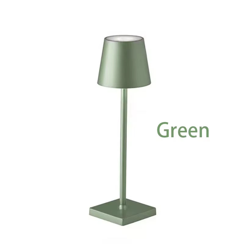 3 Color Temperature LED Eye Protection Table Lamp Stepless Dimming Touch Control Rechargeable Batter for Living Room Dining Room