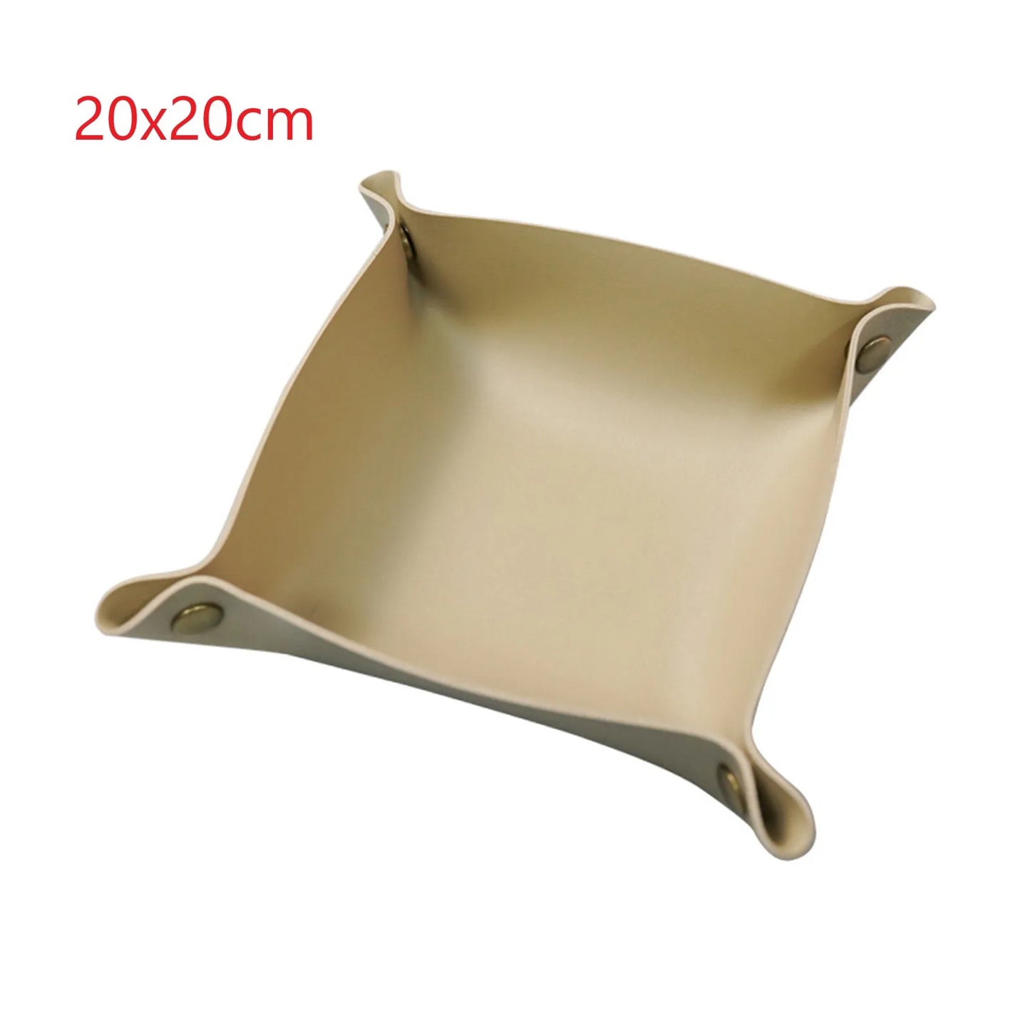 Storage Box PU Leather Storage Trays Home Decorative Trays for Key Wallet Makeup Desktop Storage Box Trays Decor Creative New