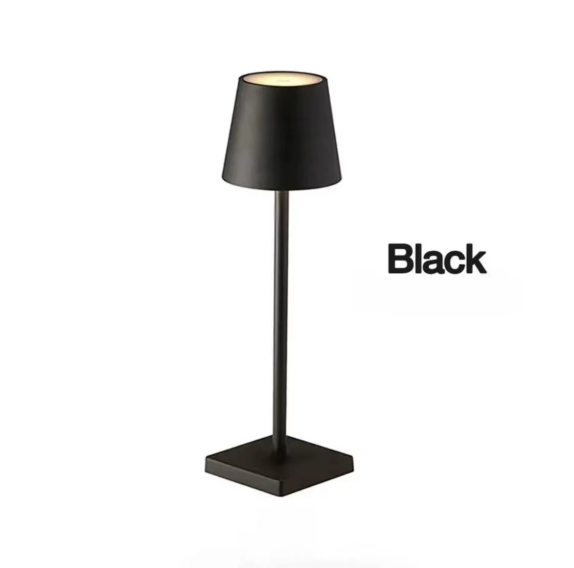 3 Color Temperature LED Eye Protection Table Lamp Stepless Dimming Touch Control Rechargeable Batter for Living Room Dining Room
