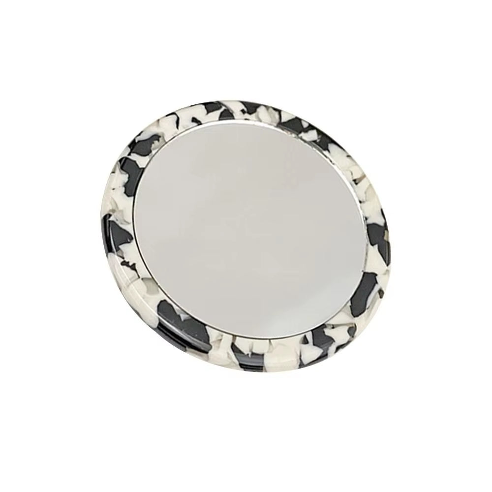 New Simple Acetate Mini round Mirror Makeup Mirror Cosmetic Vanity Mirror SPA Salon Compact Mirrors Portable Beauty Mirrors