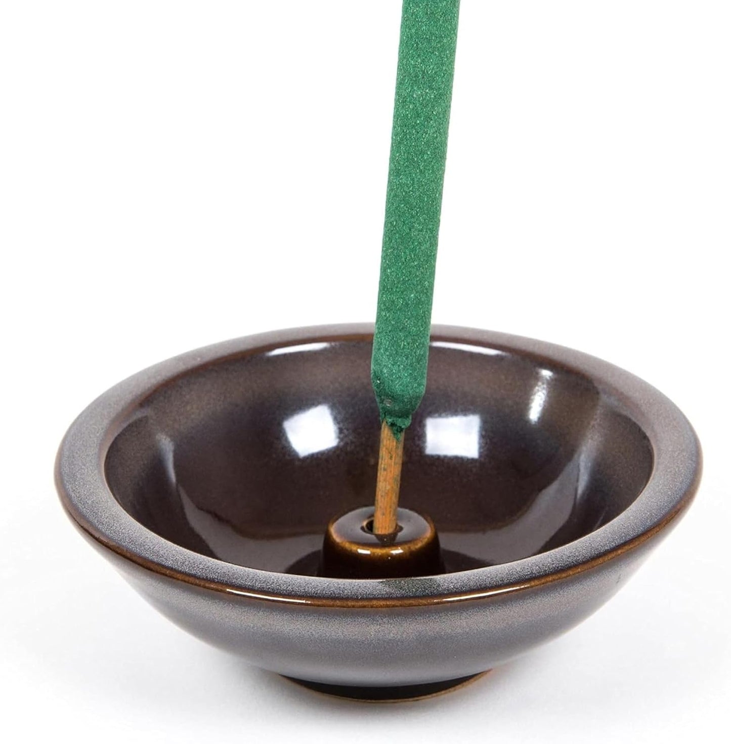 Murphy’S Naturals Stoneware Incense Stick Holder, Brown, 4.5” Ash Catcher for Outdoor Use, Durable & Stylish Design for Easy Clean-Up, 1-Pack
