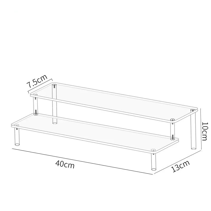 Acrylic Display Stand Ladder Shelf Hand-Made Figure Toy Animation Car Model Blind Box Perfume Storage Model Stand
