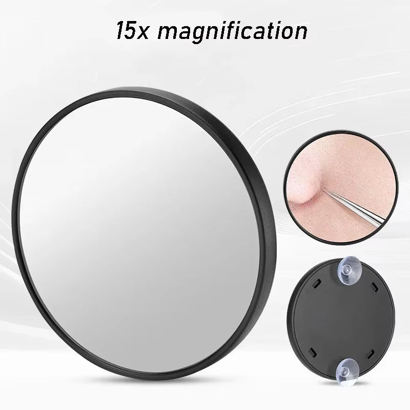 9Cm 5X/10X/15X Magnifying Mirror Suction Cup Mini Compact Makeup Mirror Hand Travel Small Pocket Vanity Mirrors Makeup Magnifier