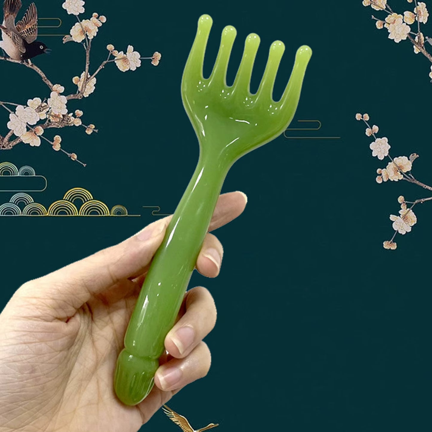 5 Claw Resin Meridian Massage Brush Gua Sha Acupoint Unblocking Facial Tools Hair Scalp Massager Stress Relief Tools