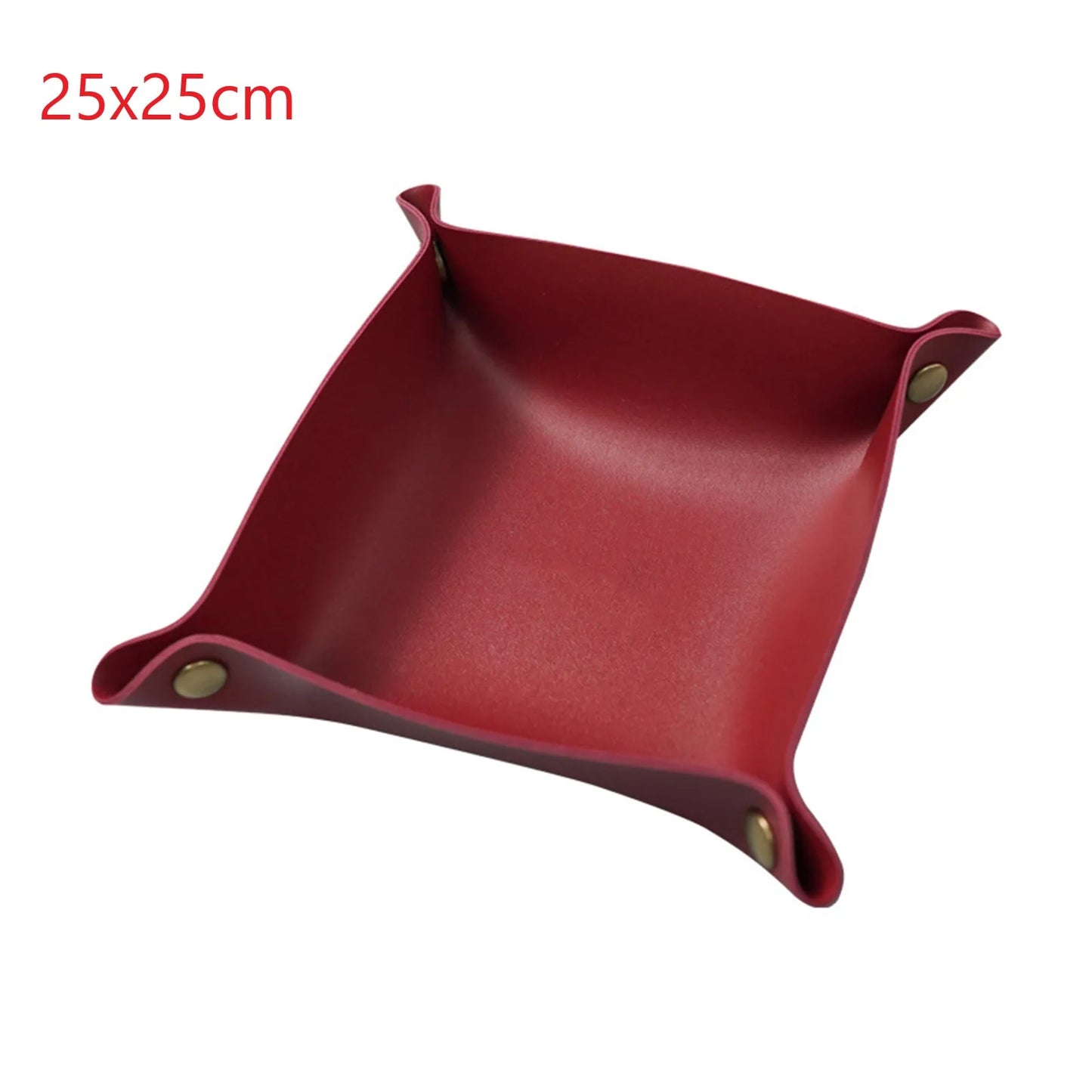 Storage Box PU Leather Storage Trays Home Decorative Trays for Key Wallet Makeup Desktop Storage Box Trays Decor Creative New
