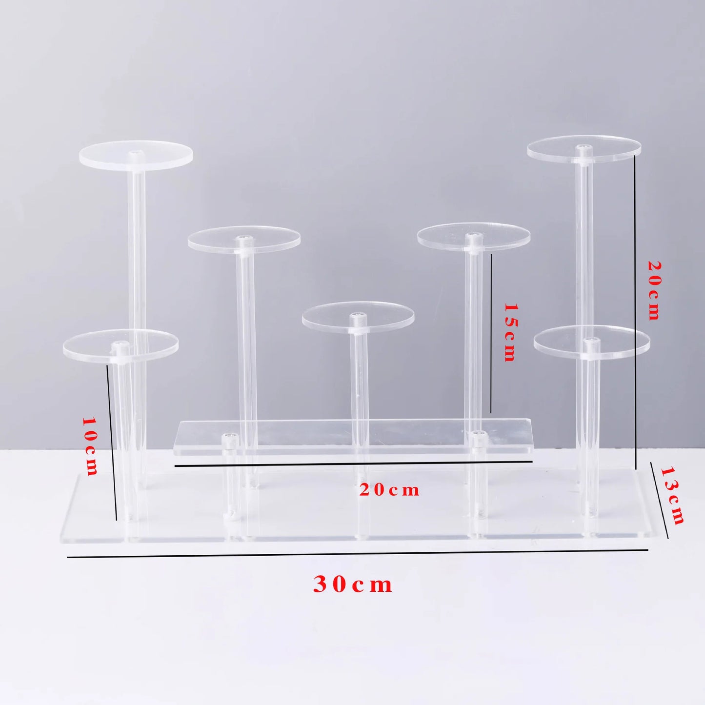 Acrylic Transparent Display Rack Multi Layer Teapot Handmade Toy Car Model Perfume Shelf Dessert Ladder Display Storage Holders