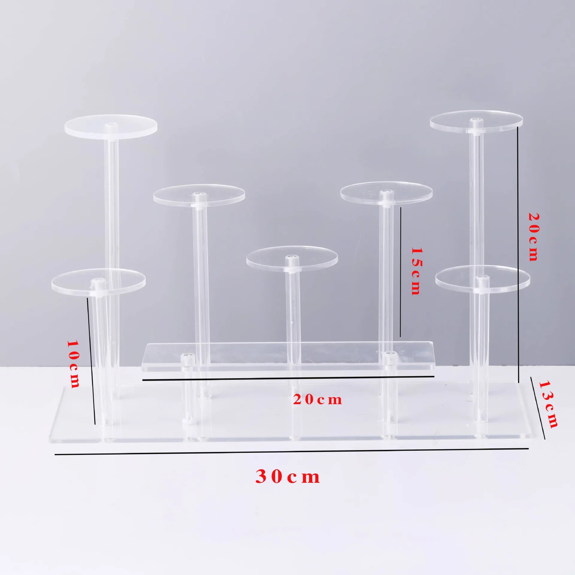 Acrylic Transparent Display Rack Multi Layer Teapot Handmade Toy Car Model Perfume Shelf Dessert Ladder Display Storage Holders