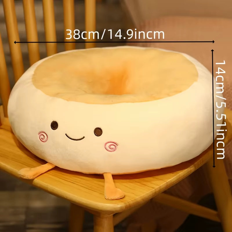 Bread Cushion Office Sitting Floor Chair Cushions Student Memory Cotton Thickened Soft Cartoon Nap Pillow for Waist Support