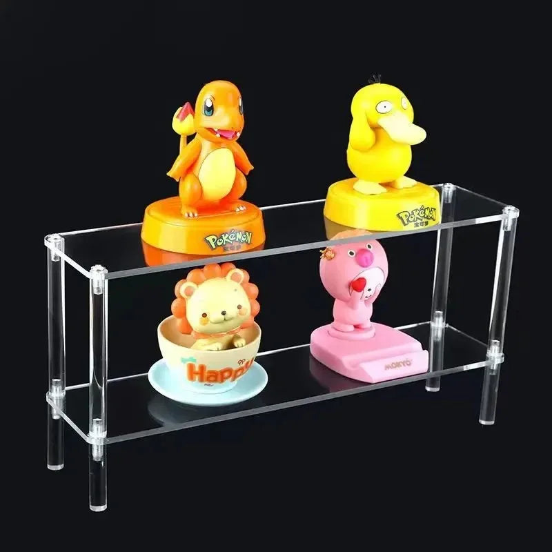 Vertical Acrylic Display Riser,Perfume Stand Organizer,Clear Display Shelf for Cosmetics,Cupcake,Action Figures,Pop Mart Dolls