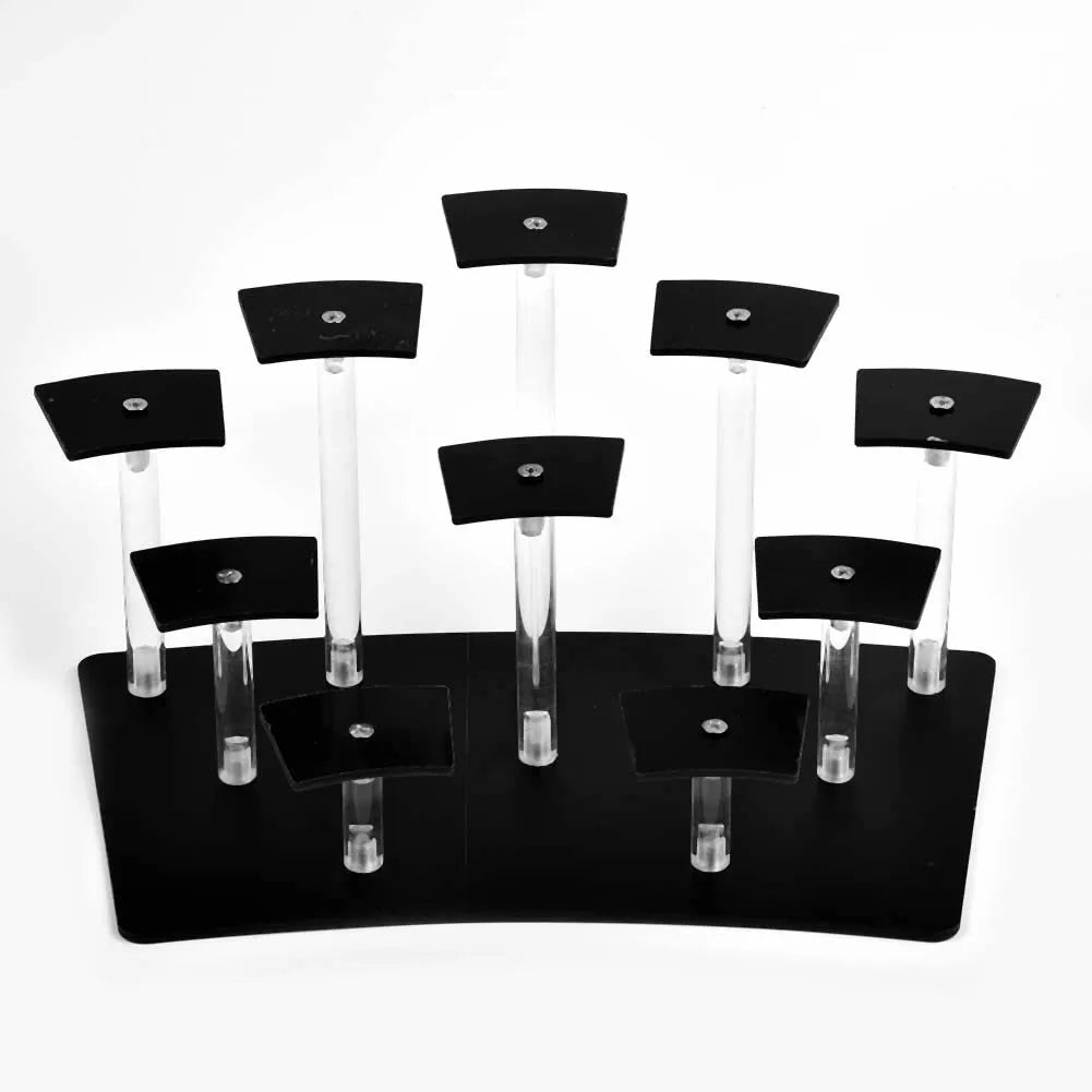 Acrylic Dessert Display Stand Jewelry Cake Perfume Storage Rack Birthday Party Cupcake Display Rack Toy Figure Organizer Decor