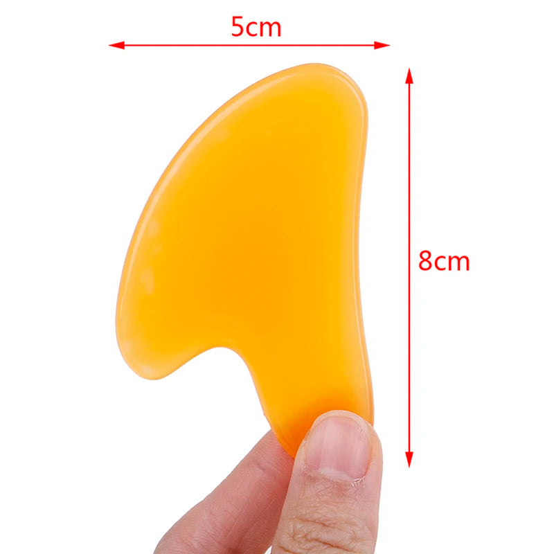 Skin Scraping Resin Gua Sha Massage Board Guasha Plate Face Eye SPA Massager Scrapers Tools for Face Neck Back Body Legs