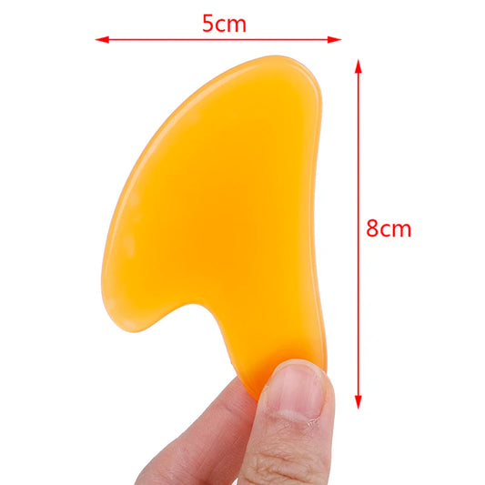 Skin Scraping Resin Gua Sha Massage Board Guasha Plate Face Eye SPA Massager Scrapers Tools for Face Neck Back Body Legs