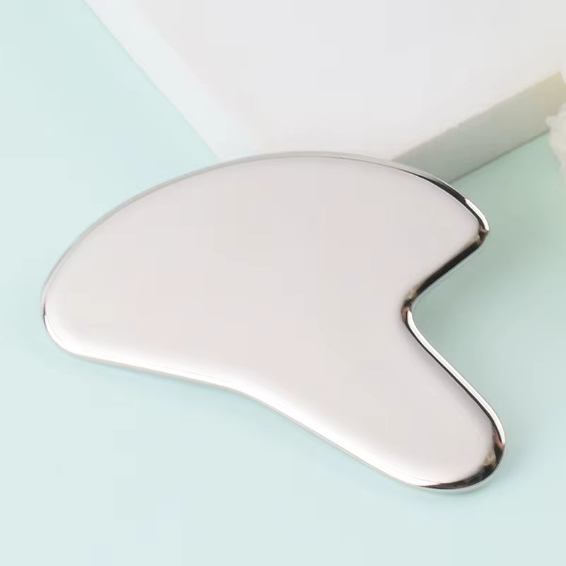 Stainless Steel Gua Sha Board, Heart Shape, Muscle Massage, Tissue Therapy, Scraping Plate, Promote Blood Circulation, Body Rela