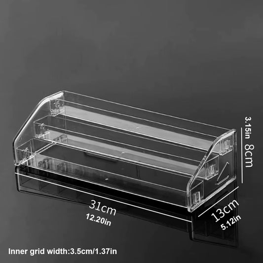 1Pc Acrylic Multilayer Ladder Transparent Perfume Display Shelf Cosmetics Store Display Shelf Is Suitable for Lipstick Organizer