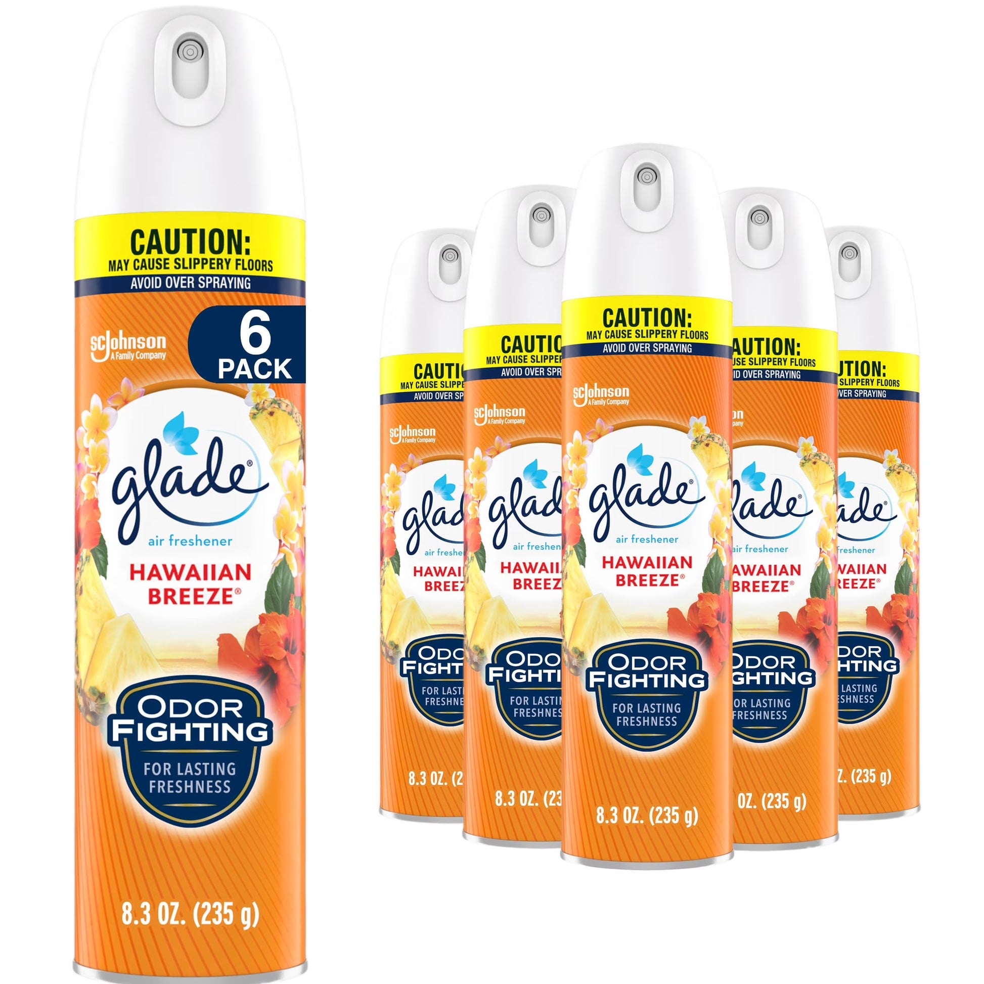 Air Freshener Room Spray, Hawaiian Breeze, 8.3 Oz, 6 Count