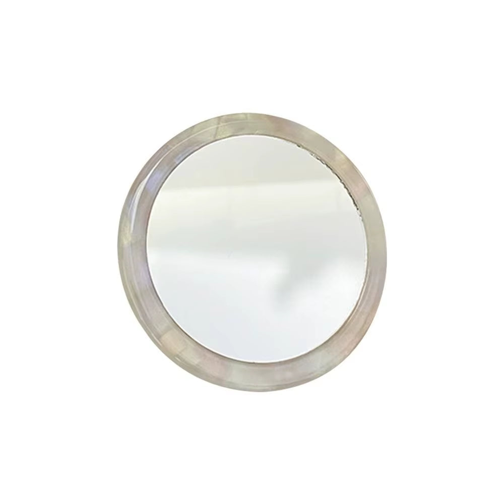 New Simple Acetate Mini round Mirror Makeup Mirror Cosmetic Vanity Mirror SPA Salon Compact Mirrors Portable Beauty Mirrors