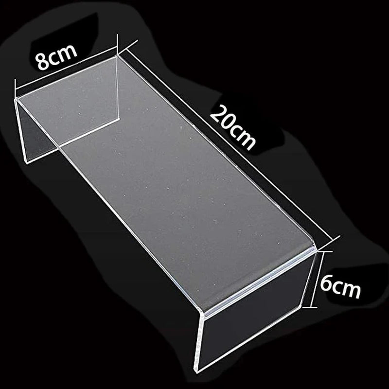 Clear Acrylic Display Stand for Cupcake, Jewellery and Perfume, U-Shape Display Shelf for Blind Box Toy, Action Figure
