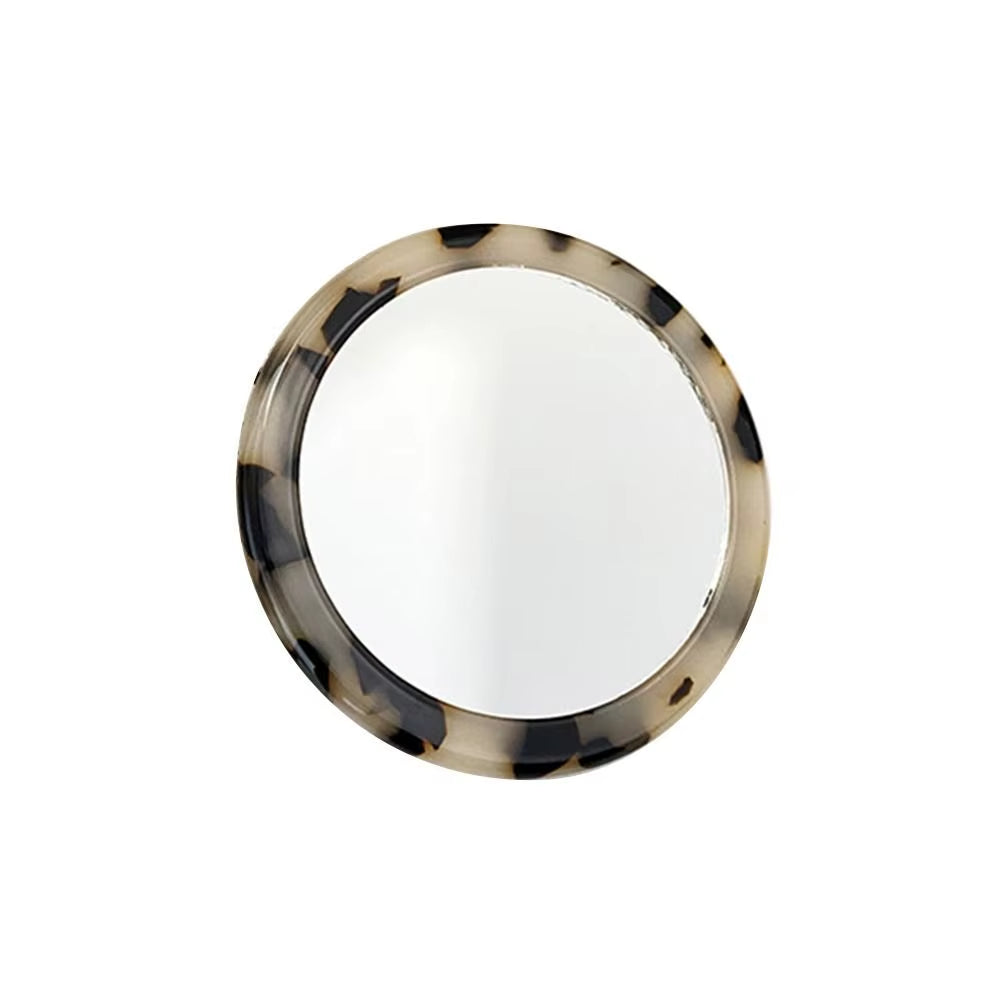 New Simple Acetate Mini round Mirror Makeup Mirror Cosmetic Vanity Mirror SPA Salon Compact Mirrors Portable Beauty Mirrors