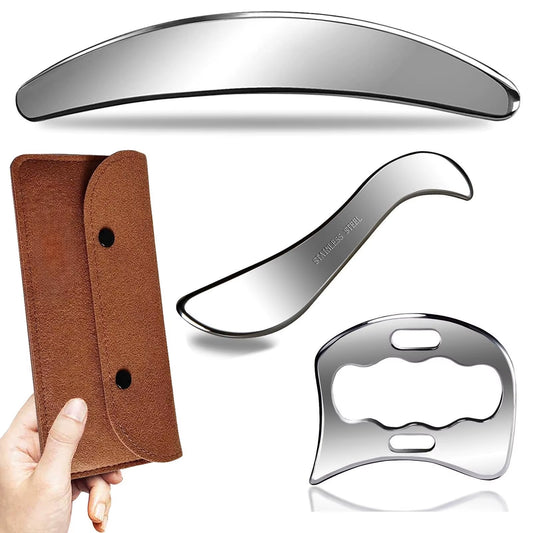 Stainless Steel Gua Sha Tool & Muscle Scraper Tool & Gua Sha Facial Tools