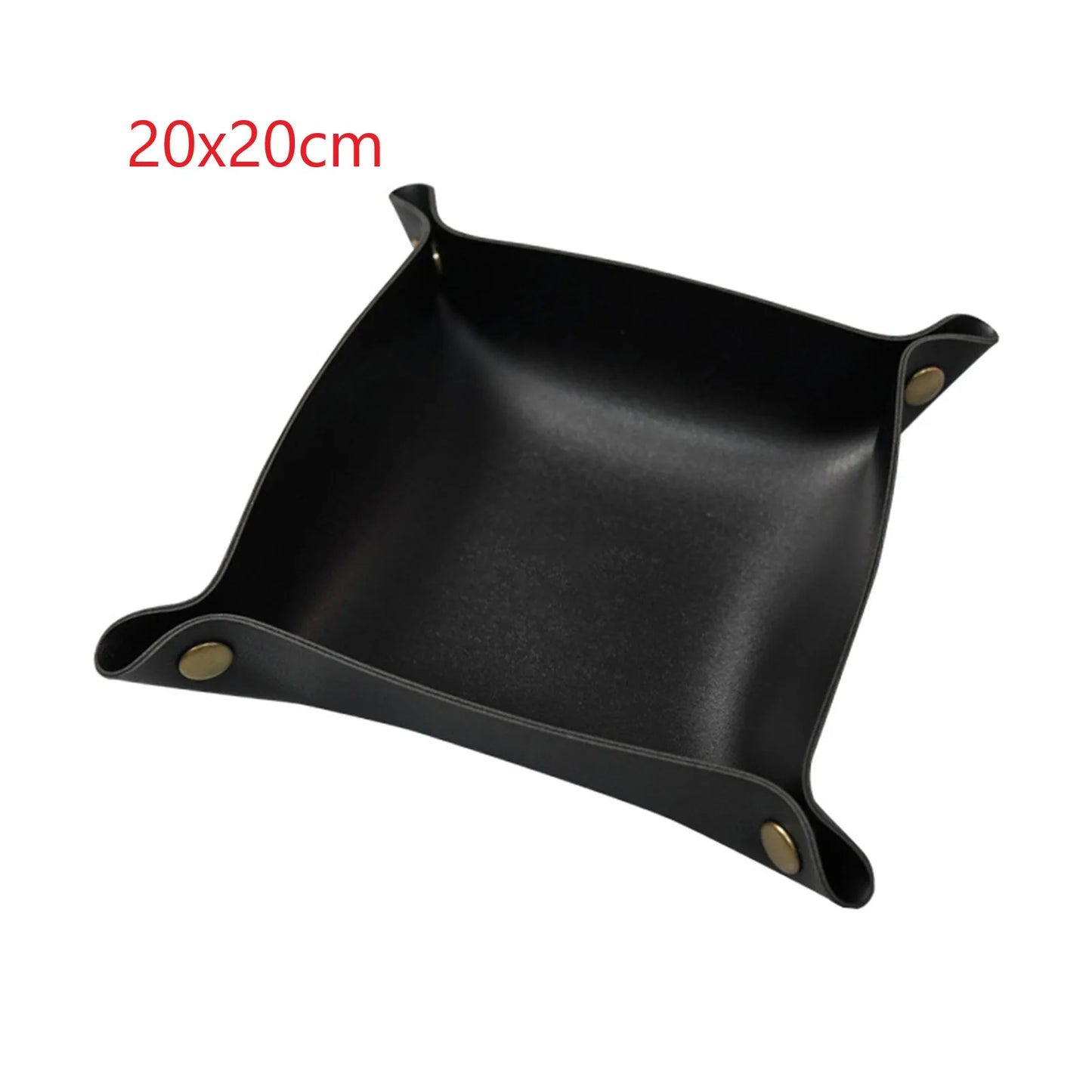 Storage Box PU Leather Storage Trays Home Decorative Trays for Key Wallet Makeup Desktop Storage Box Trays Decor Creative New