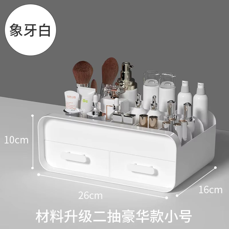 Desktop Makeup Organizer Cosmetic Storage Box Jewelry Nail Polish Drawer Organizer Container Lipstick Sorting Sundries Cases